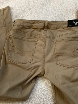American Eagle Tan Super Stretch Jeans/jeggings thumbnail 8