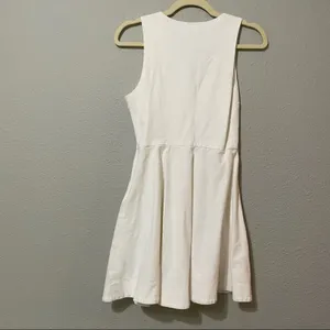 Joie Cream Sleeveless Fit & Flare Mini Dress Womens S Bridal Winter White Preppy thumbnail 10