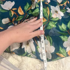 NWT Elena Baldi Italy Silk Viscose Floral Tropical Maxi Skirt Boho Chic Sz L thumbnail 12