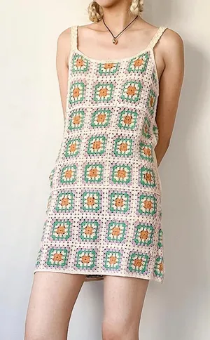 Storets Beverly Crochet Mini Dress thumbnail 1