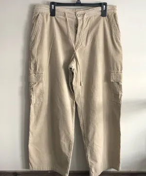 Corduroy Cargo Khakis Women’s Size 12 thumbnail 1