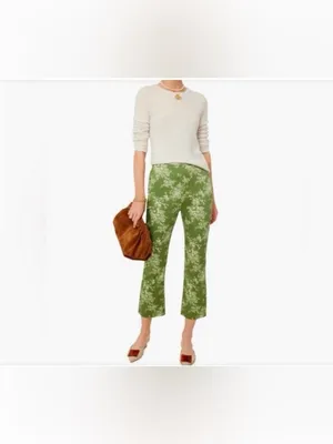 Tuckernuck Provence Toile Ashford Pants green floral size medium cotton blend thumbnail 2