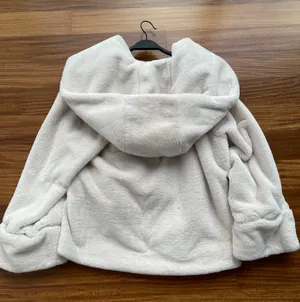 Faux Fur Hoodie Cape Coat thumbnail 4