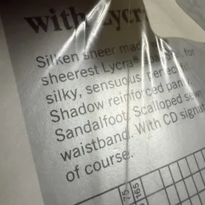 Christian Dior 4478 L'ALLURE Ultra Sheer Panty Top Crystal Gray Size‎ 2 Vintage thumbnail 11
