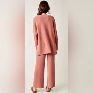 Free People Hailee Sweater Set - Soft Heather pink S thumbnail 4