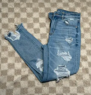 American Eagle Outfitters Jeans Distressed thumbnail 1