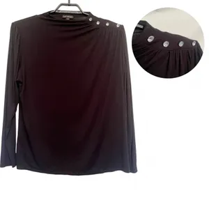 Lane Bryant Rhinestone Womens Top Sz 18/20 Glam Party Workwear Witchy Mockneck thumbnail 2
