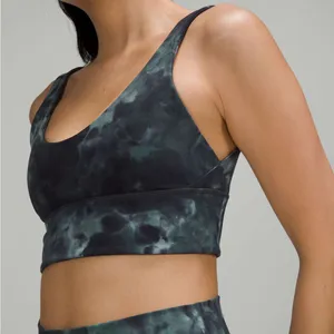 Lululemon Align Reversible Bra 10 Diamond Dye Silver Blue Tidewater Teal Grey thumbnail 7