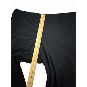 Eileen Fisher Straight Wide Leg Jersey Pants Women's Large‎ Black Stretch #YZ3-4 thumbnail 6