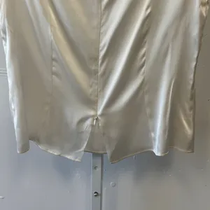 Hubert Gasser Italy Cream Silk Blend Sleeveless Blouse Top Size IT 44 US 8 thumbnail 4