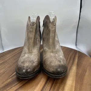 Freebird by Steven Detroit Ankle Boots Bootie‎ Distressed Brown Boho Women's 10 thumbnail 4