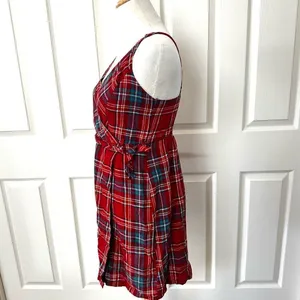 Urban Outfitters red Amanda belted wrap dress thumbnail 4