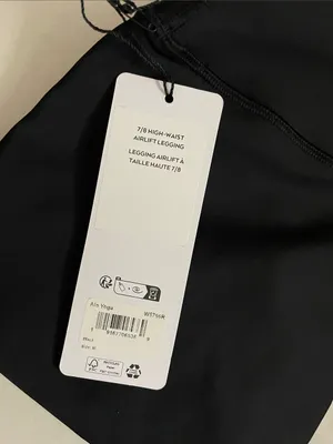 Alo Yoga NWT 7/8 High Waisted Airlift Leggings in Black Size M thumbnail 6