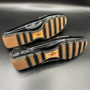 Cole Haan Women's Shoe Patent Penny Loafer Driving Black Shiny India Size 7 1/2" thumbnail 5