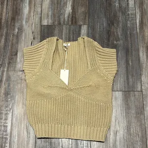 NEW Z SUPPLY prim sweater top in rattan medium thumbnail 7