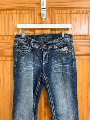 Ariya Jeans Size 12 Vintage Y2K Bootcut Studded Pocket Jeans thumbnail 2