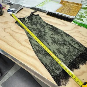 NWT Cider Women's‎ Lace Cami Midi Dress Green Black S Vintage Inspired thumbnail 11