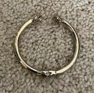 Gold Knot Bracelet Cuff thumbnail 1