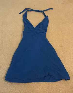 Blanco by Nature Royal Blue mini dress thumbnail 1
