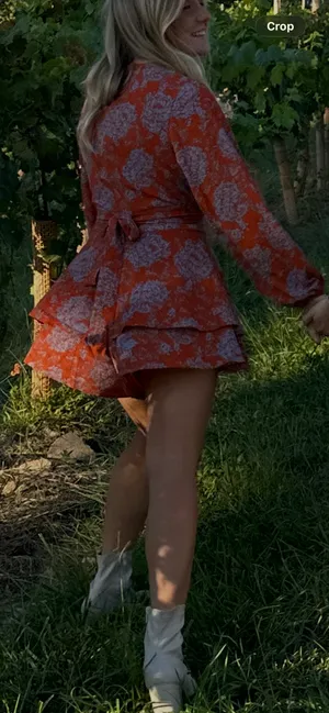 Dressy Romper Orange thumbnail 3