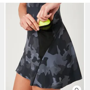 Flint Park‎ Women's Ace Tennis Dress in Black Camo size XS NWT thumbnail 3