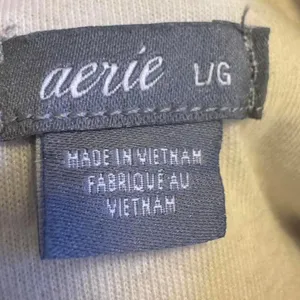 Aerie Women’s Large Sherpa Fleece Quarter Snap Pullover Ivory Cream Cozy Teddy J thumbnail 3