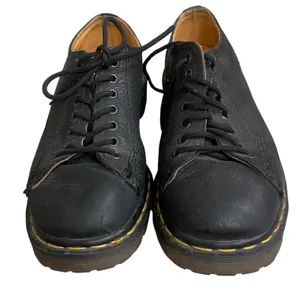 Dr Martens Made in England 5/usa7 Black Pebbled Leather Oxford Lug Sole Shoes thumbnail 2