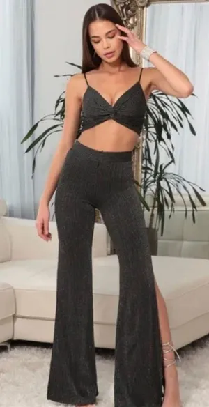 Lucy in the Sky Pinstriped Pants Set thumbnail 1