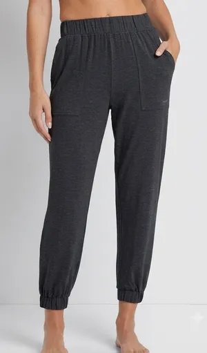 Fabletics Joggers Women XS Gray PT214997-0707-1702 Tencel Blend‎ Heathered Pants thumbnail 1