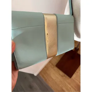Kate Spade Teal AND gold crossbody bag thumbnail 4
