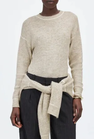 Madewell Crewneck Alpaca Blend Rib Women's Sweater thumbnail 1