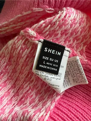 SHEIN Hot Pink Patterned Button-Up Cropped Cardigan thumbnail 5