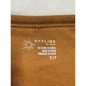 Offline By Aerie Terry Cloth Coverup/dress Burnt Orange Sz S F68 thumbnail 10
