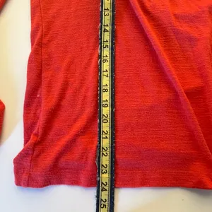 LOFT Women's Long-Sleeve Top Size M Red thumbnail 7