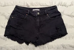 PacSun High Rise Festival Short Black thumbnail 1