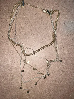 Four Layer Gold Necklace thumbnail 1