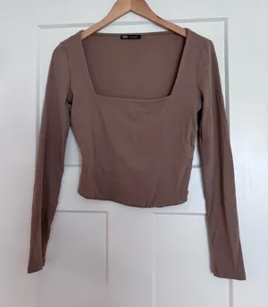 ZARA Long Sleeve Top thumbnail 1