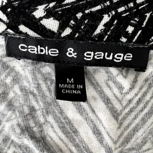 Cable & Gauge Patterned Short Sleeve Tee thumbnail 7