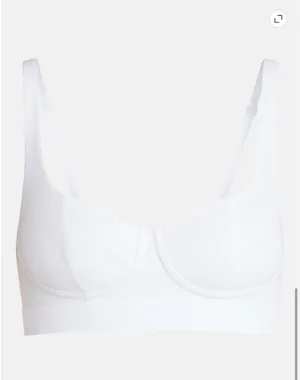 No Boundaries White Bralette thumbnail 4