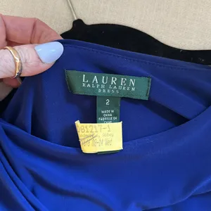 Lauren Ralph Lauren blue sheath dress size 2 thumbnail 4