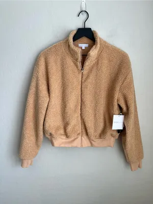 Beyond YogaBrave The Elements Sherpa Bomber jacket NEW XS thumbnail 3