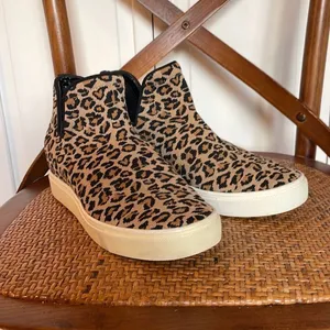 Steve Madden Loxer knit leopard pull on sneaker 8 thumbnail 5