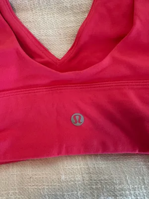 Hot Pink Lululemon Sports Bra thumbnail 3