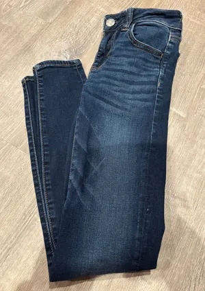 American Eagle Dark Wash Denim Skinny Jeans Stretch Casual Everyday‎ Sz 00 thumbnail 1