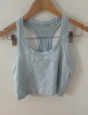 Lululemon Swiftly Tech Racerback Tank Top 2.0 Race Length Light Blue Size 6 thumbnail 1