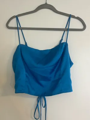 Garage Tie Back Crop Tank thumbnail 1
