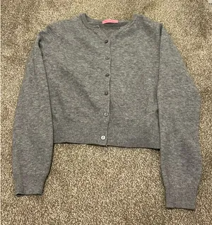 Pretty Garbage Cardigan and Shorts Set Gray Size L thumbnail 1