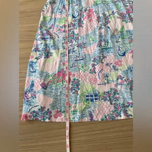 Lilly Pulitzer Floral Print Dress with Gold Accents thumbnail 5