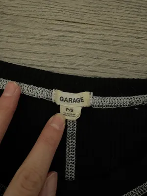 Garage Exposed Seams Crop Top thumbnail 2