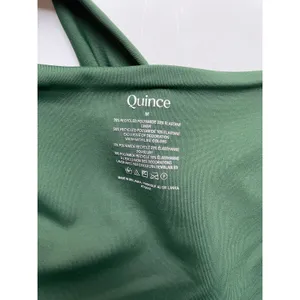 Quince Italian Low Rise Bikini Bottom Swim Palm Green Size Medium NEW thumbnail 5